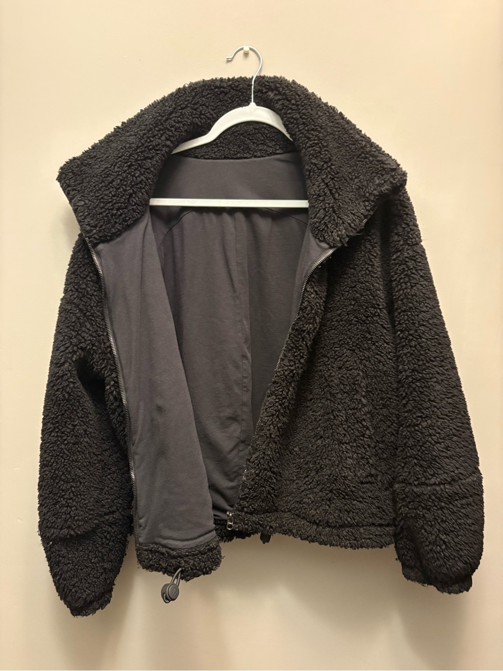 lululemon athletica Black Plush Teddy Zip Jacket - Picture 2 of 5